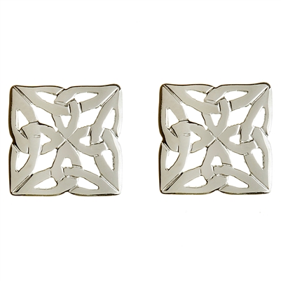 Sterling Silver Celtic Knot Stud Earrings