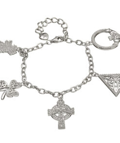 Silver Irish Charm Bracelet