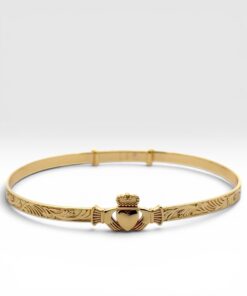 14K Gold Vermeil Ladies Expander Bangle