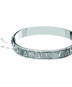 Silver Mo Anam Cara Both Sides Bangle