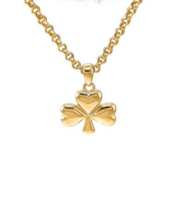 Silver Tradtional Shamrock Pendant Chain - Image 2