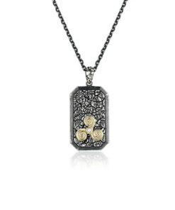 Echos - Newgrange Necklet Silver & Solid 10K Gold Chain