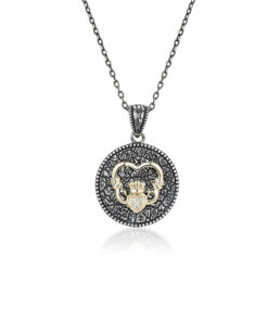 Echos - Claddagh Silver & Solid 10K Gold Chain