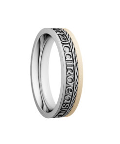 Grá Dilseacht Cairdeas Síoraí “Love Loyalty Friendship Forever” Narrow Wedding Ring - Image 5