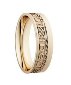 Alternative view of Grá Go Deo “Love Forever” Wedding Ring 7.2mm