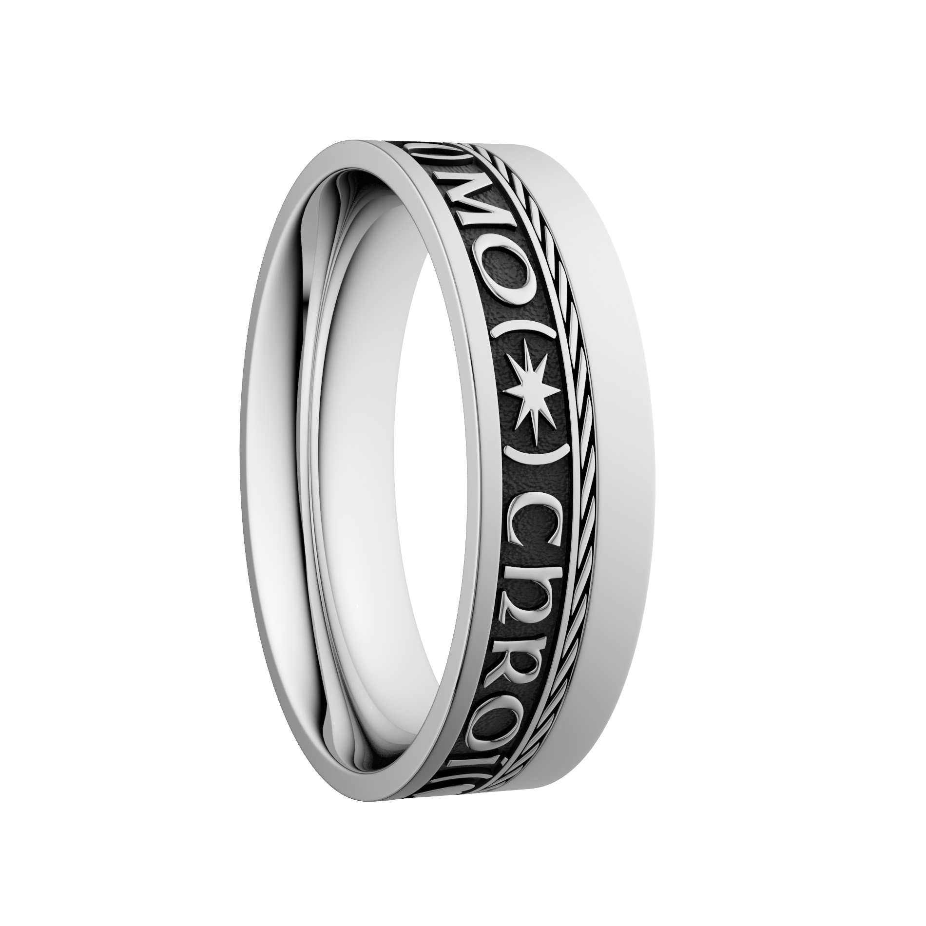 Grá Geal Mo Chroí “Bright Love of My Heart” Wedding Ring 7.2mm