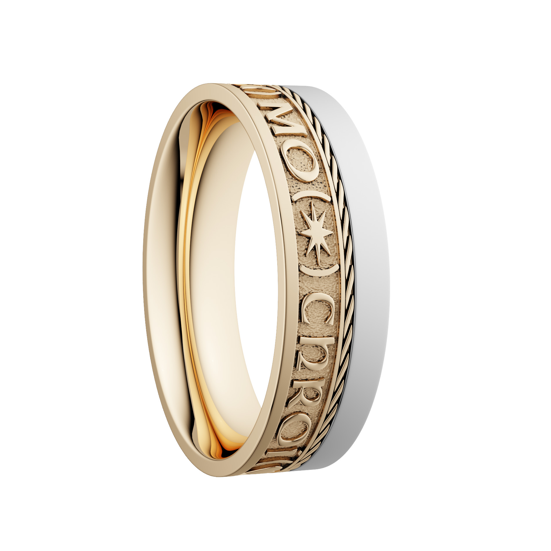 Grá Geal Mo Chroí “Bright Love of My Heart” Wedding Ring 7.2mm - Image 4