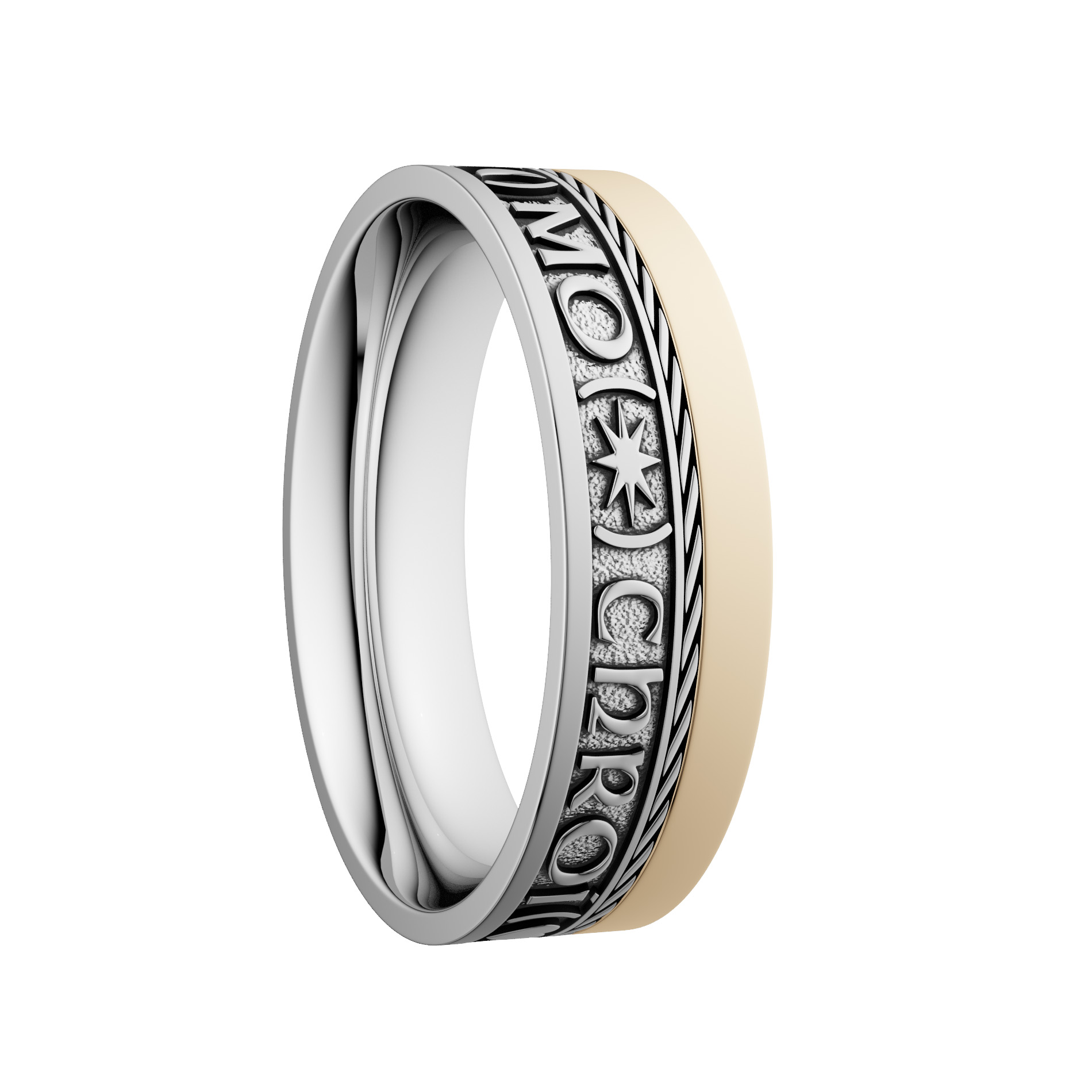 Grá Geal Mo Chroí “Bright Love of My Heart” Wedding Ring 7.2mm - Image 5