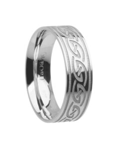 Celtic Waves Wedding Ring 7.2mm - Image 3