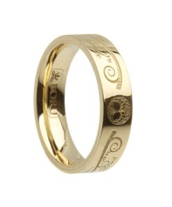 Tree of Life Wedding Ring 5.2mm