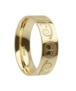 Tree of Life Wedding Ring 7.2mm