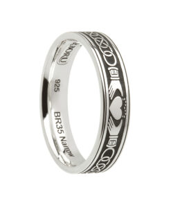 Claddagh & Celtic Knot Wedding Ring 5.2mm - Image 2
