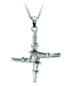 Bridgets Cross Small Diamond Chain - Image 2