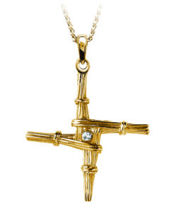 Bridgets Cross Diamond Pendant Chain