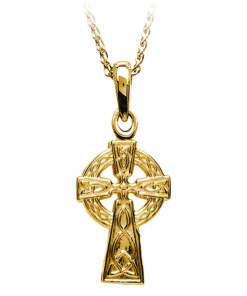Celtic Cross Traditional Pendant Chain