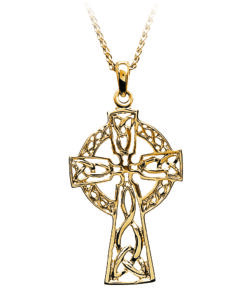 Filigree Celtic Cross Pendant Chain