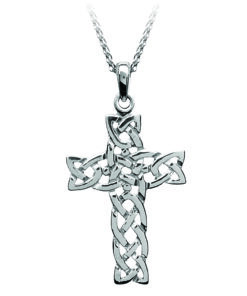 Filigree Celtic Knot Cross Pendant Chain - Image 2