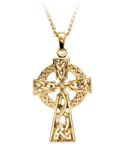 Traditional Filigree Double Sided Cross Pendant Chain