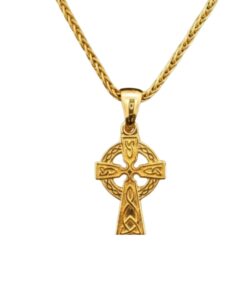 Alternative view of 14K Gold Vermeil Traditional Cross - Very Small