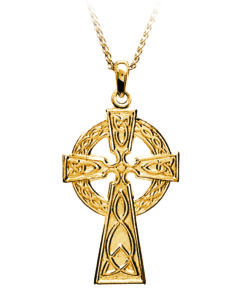 Very Small Double Sided Cross Pendant Chain
