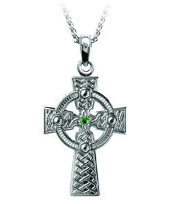 Traditional Celtic Emerald Chain with 1 Stone - Image 2