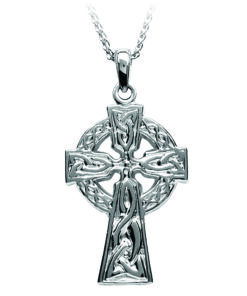 Traditional Filagree Double Sided Cross Small Chain - Image 2