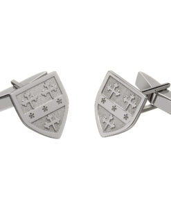 Alternative view of Shield Shape Heraldry Cufflinks Chain