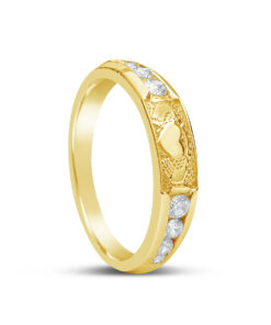 Eternity Diamond Claddagh Ring