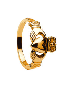 Alternative view of Medium/Heavy Claddagh Ring
