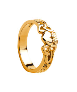 Trinity Knot Claddagh Ring