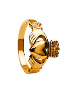 Alternative view of Traditional Heavy Claddagh Ring