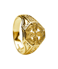 Silver Celtic Cross Ring - Image 2