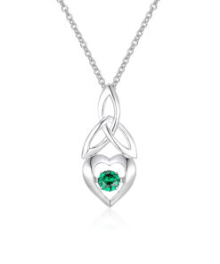Silver Trinity Pendant Chain