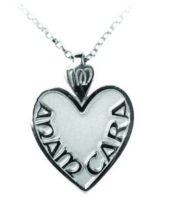 Silver Mo Anam Cara Pendant Chain