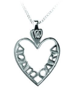 Silver Pierced Mo Anam Cara Pendant Chain - Image 2
