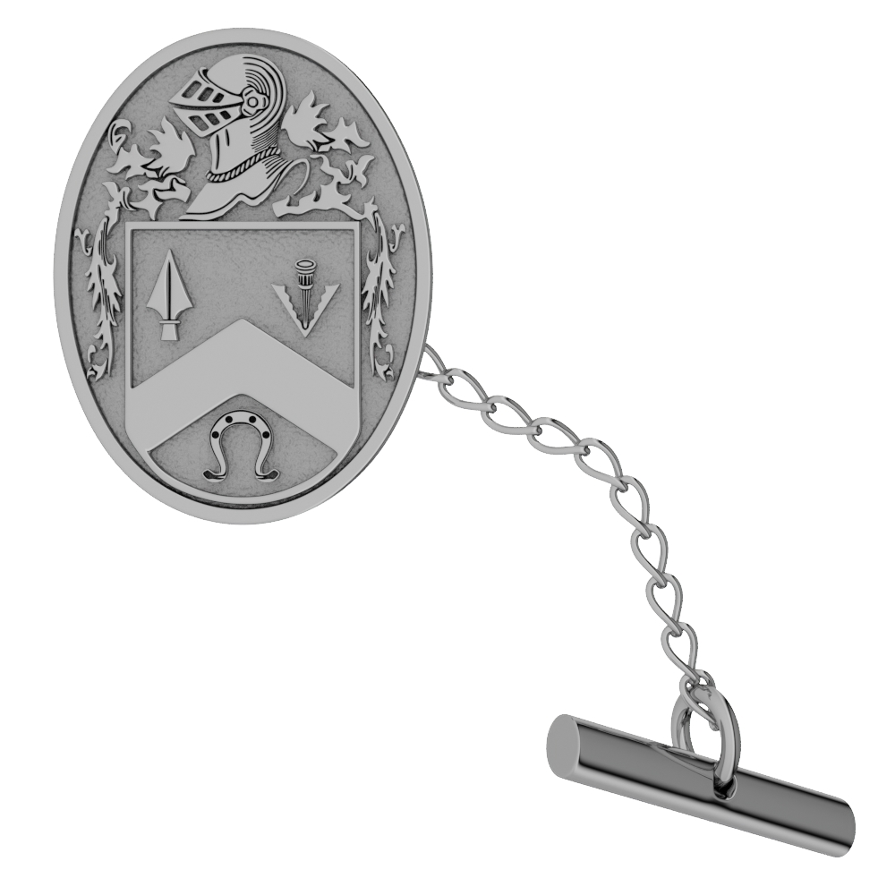 Large Oval Tie Tac Chain - Image 2