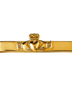 Silver Claddagh Straight Tie Bar