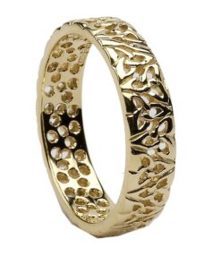 Ladies Trinity Knot Filigree Wedding Ring