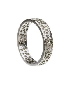 Ladies Trinity Knot Filigree Wedding Ring - Image 2