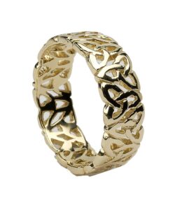Gents Trinity Knot Filigree Wedding Ring