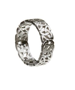 Gents Trinity Knot Filigree Wedding Ring - Image 2