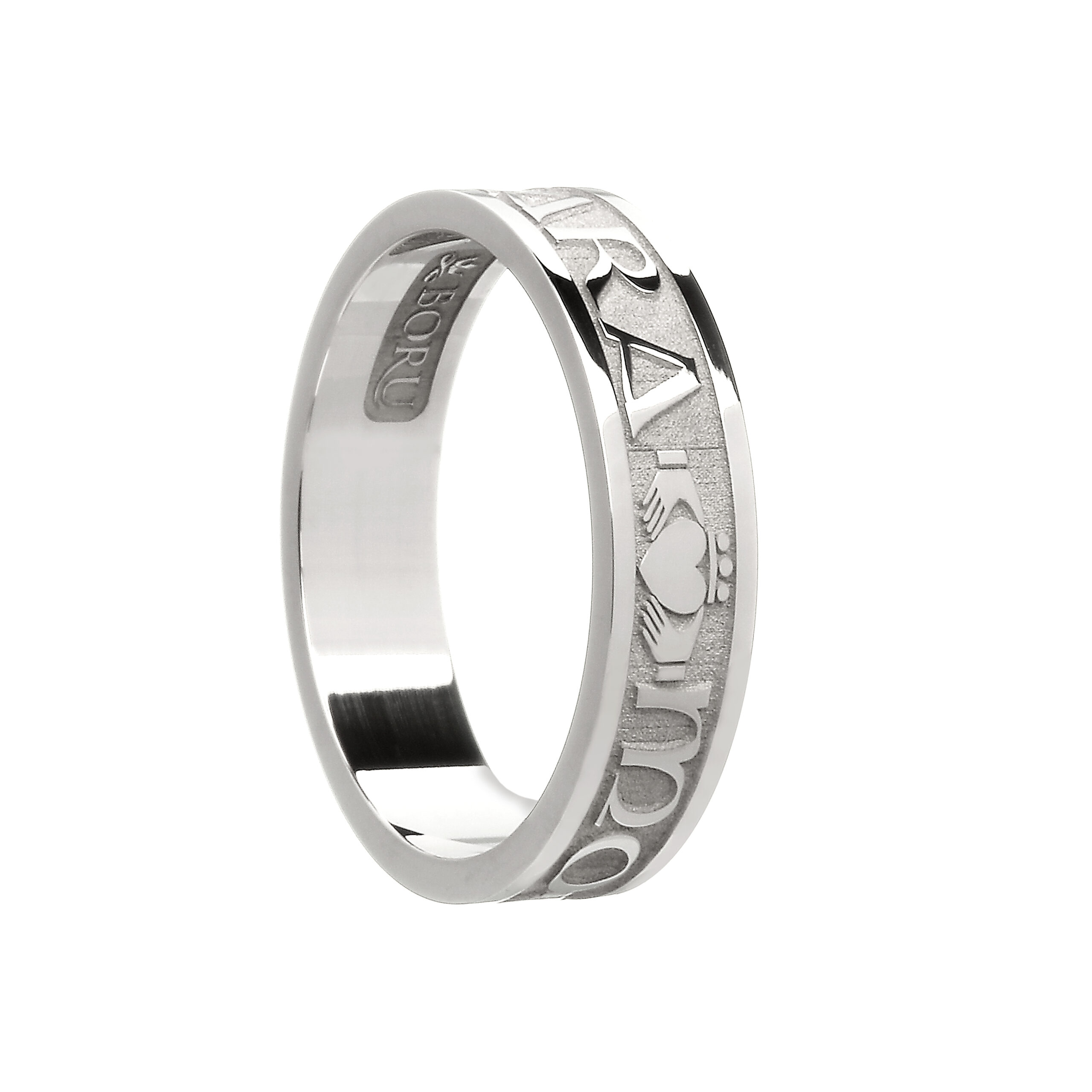 Ladies Mo Anam Cara “Soul Mate” Wedding Ring - Image 2