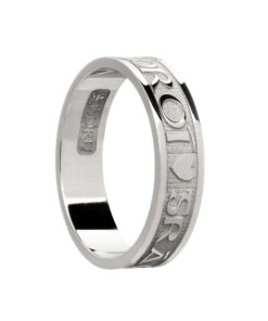 Ladies Grá Geal Mo Chroí “Bright Love of My Heart” Wedding Ring - Image 2