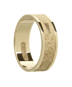 Gents Celtic Cross Wedding Ring