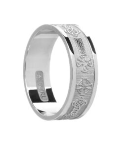 Gents Celtic Cross Wedding Ring - Image 2
