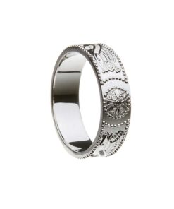 Shield Wedding Ring 6mm