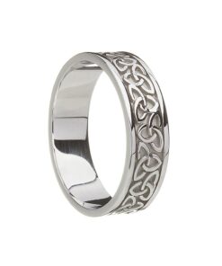 Solid Trinity Knot Wedding Ring - Image 2