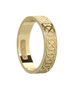 Ladies Celtic Wedding Ring