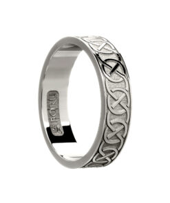 Ladies Celtic Wedding Ring - Image 3