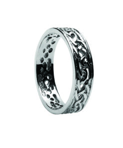 Alternative view of Ladies Filigree Celtic Wedding Ring